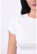 Tricou Dama Vero Moda Vmscarlett Crop Snow White